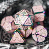 Shiny Metal Polyhedral Dice Set