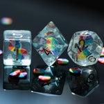 Confetti Polyhedral Dice Sets